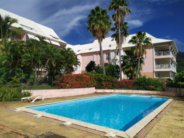 Charmant appartement en bord de mer avec piscine Gourbeyre Extérieur photo
